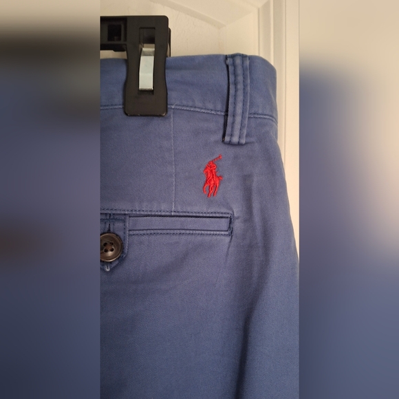 Polo Ralph Lauren Strech Straight Fit Men's Blue Pants 34x34 Formal Office Party - Picture 7 of 13